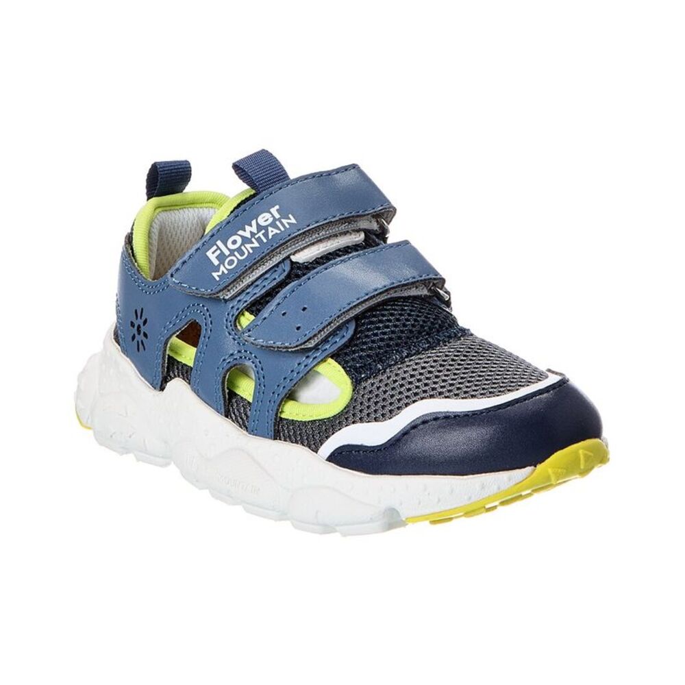 Naturino Goro Junior Leather & Nylon Sneaker, Black